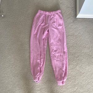 brandy melville john galt pink joggers